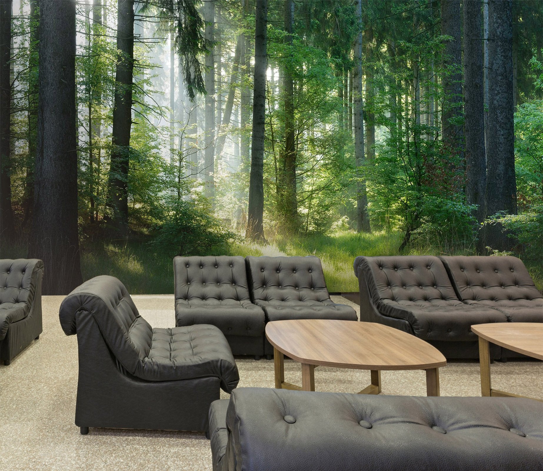 3D forest 14 Wall Murals Wallpaper AJ Wallpaper 