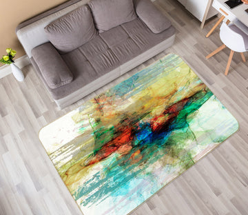 3D Colored Pond 1031 Michael Tienhaara Rug Non Slip Rug Mat