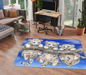 3D Baby Tiger 5655 Kayomi Harai Rug Non Slip Rug Mat