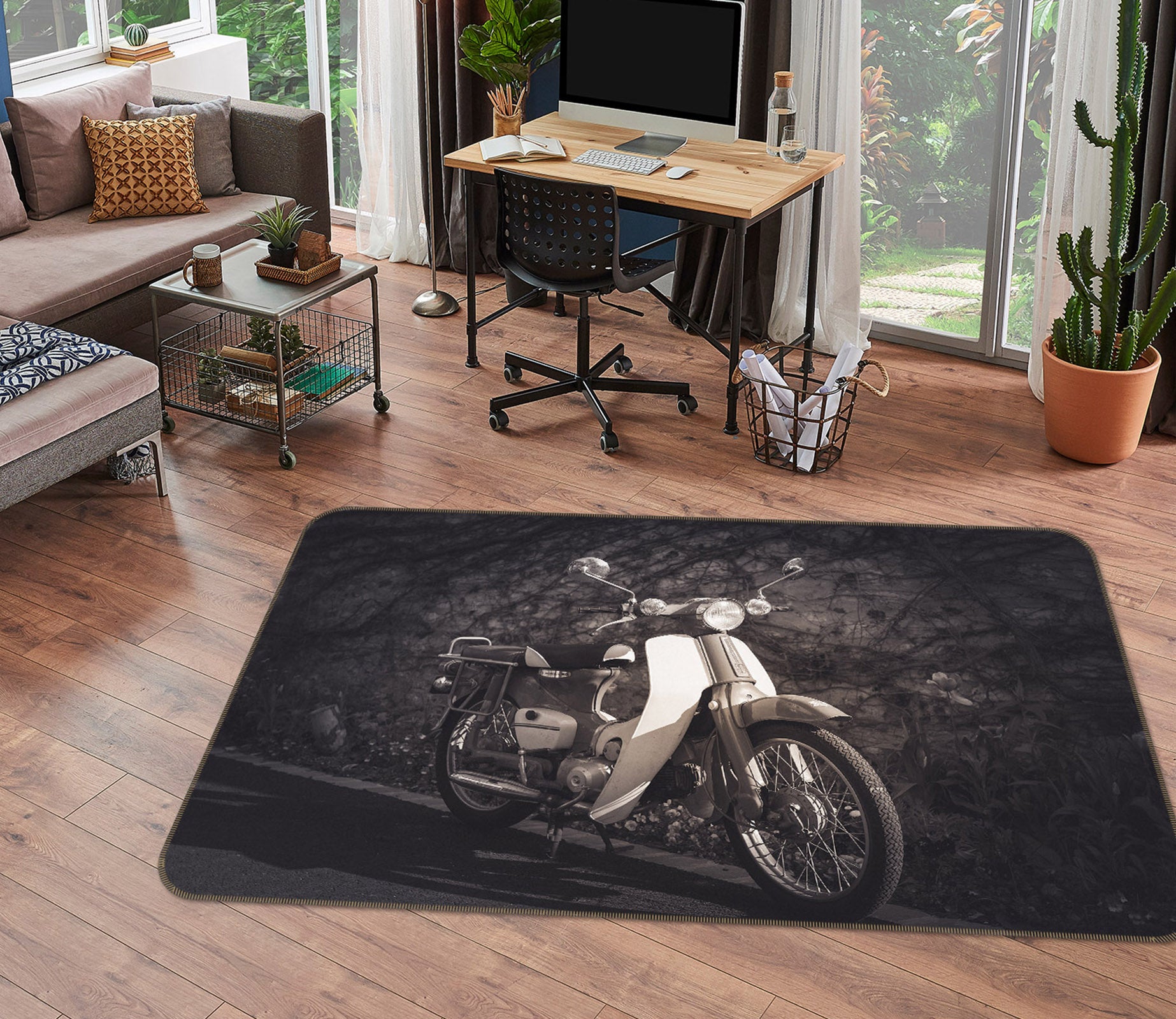 3D Scooter 42031 Vehicle Non Slip Rug Mat