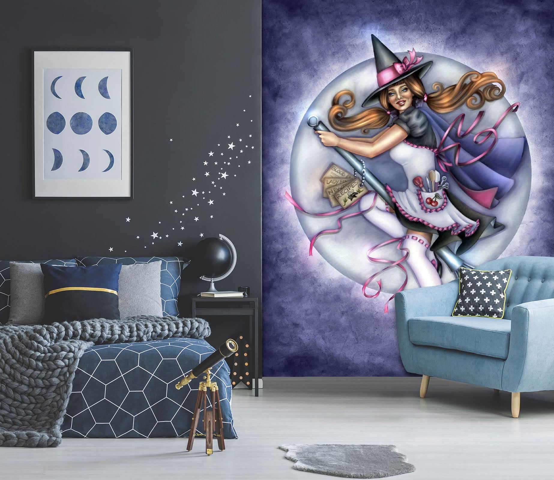 3D Magic Girl 8798 Brigid Ashwood Wall Mural Wall Murals