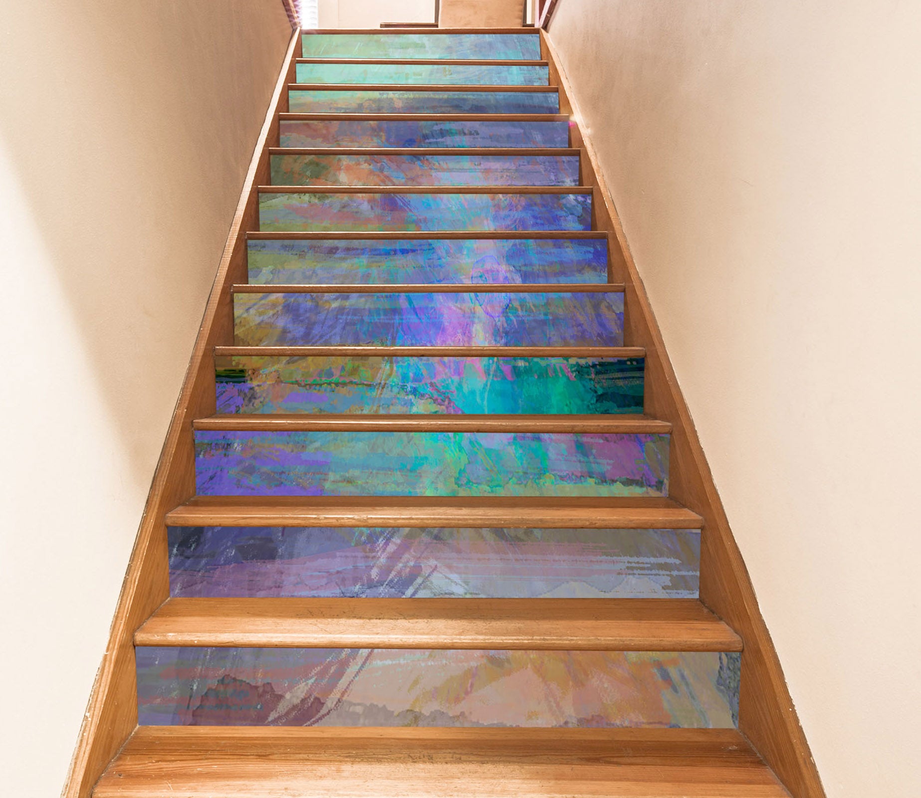 3D Textured Colored 104208 Michael Tienhaara Stair Risers