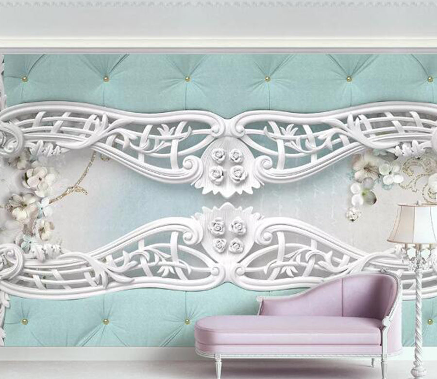 3D Small Flower WC1657 Wall Murals