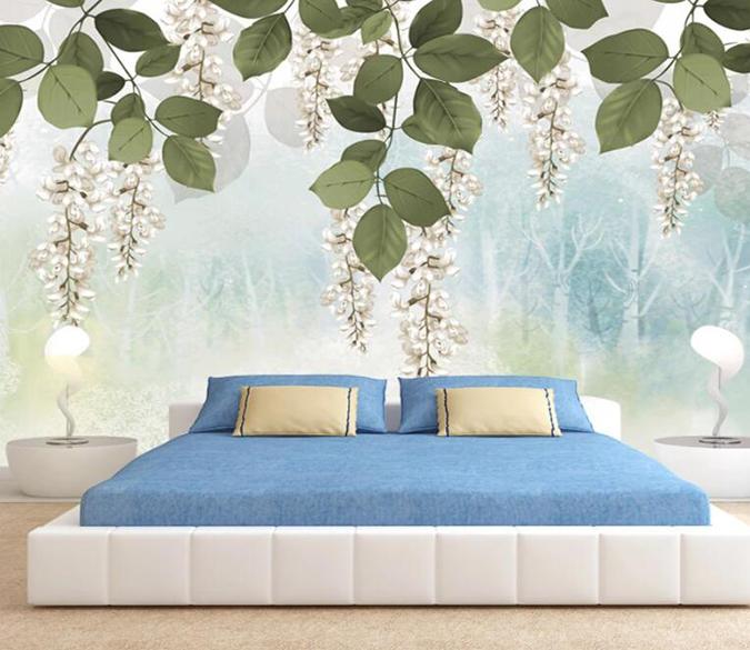 3D Leaves 1125 Wall Murals Wallpaper AJ Wallpaper 2 