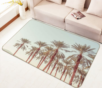 3D Palm Trees 162 Assaf Frank Rug Non Slip Rug Mat