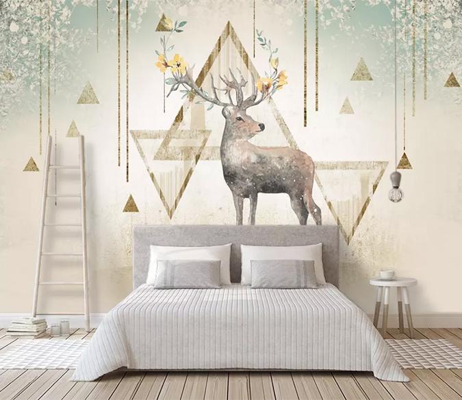 3D Elk 227 Wall Murals Wallpaper AJ Wallpaper 2 