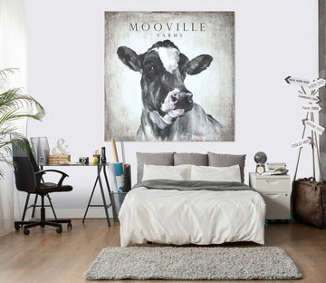 3D Sketch Cow 009 Debi Coules Wall Sticker Wallpaper AJ Wallpaper 2 