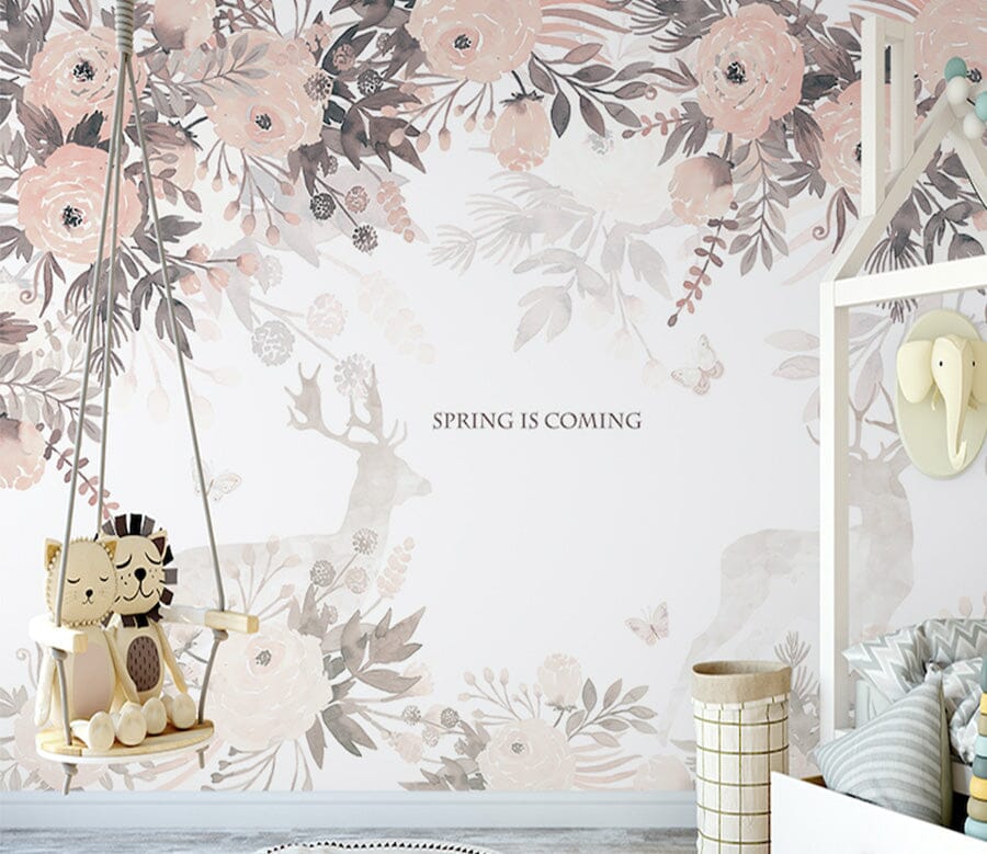 3D Flowers Leaves WG139 Wall Murals Wallpaper AJ Wallpaper 2 