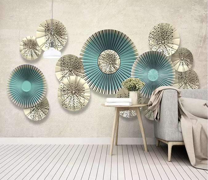 3D Circular Pattern 1572 Wall Murals Wallpaper AJ Wallpaper 2 