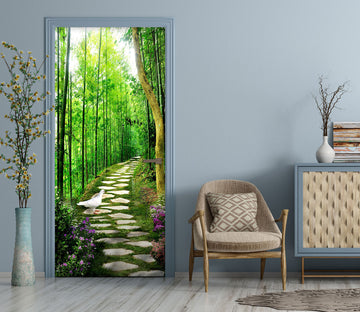 3D Forest Path 23072 Door Mural