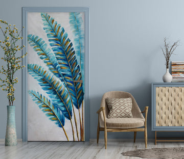 3D Leaves 21218 Door Mural