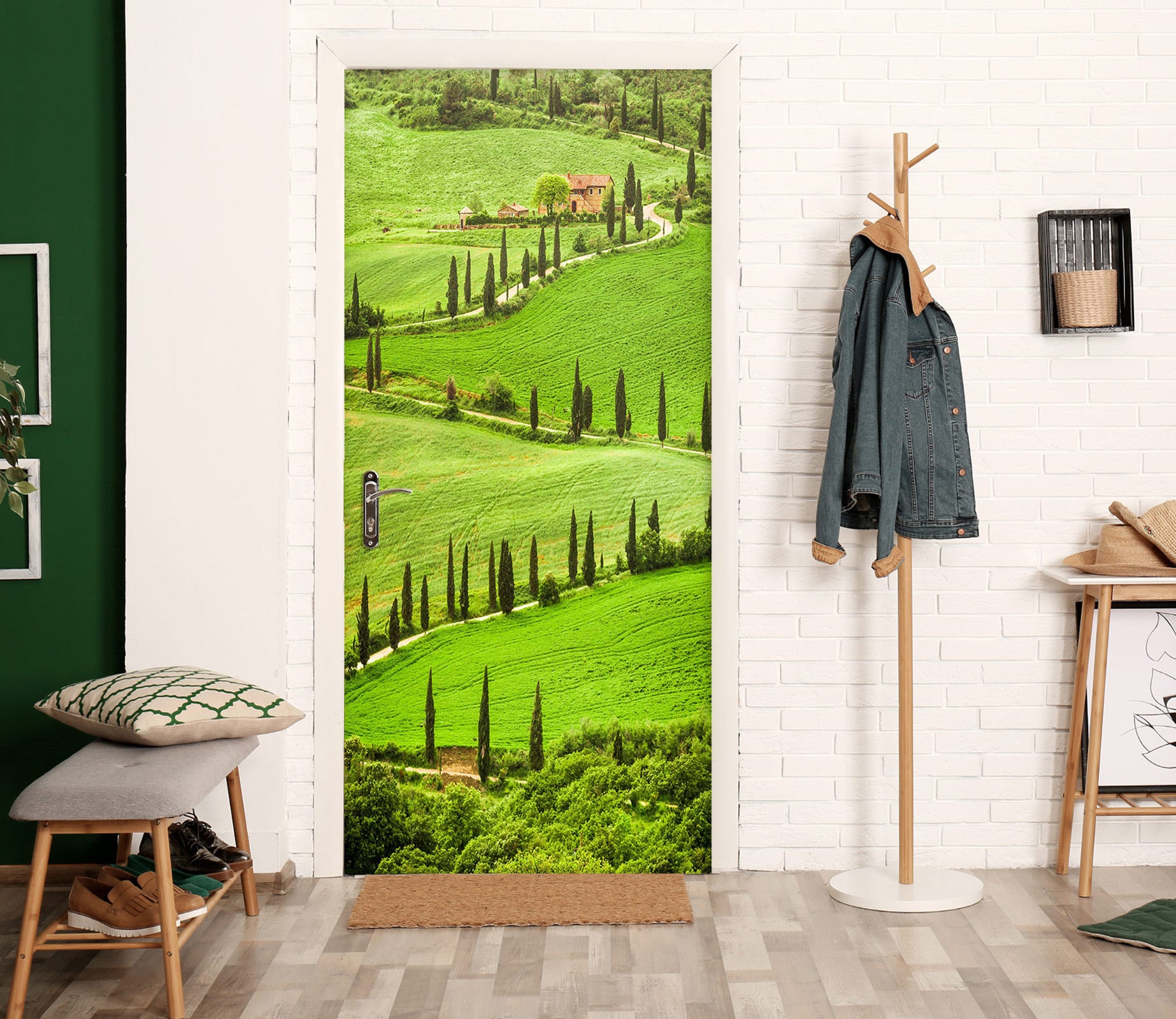 3D Grass 24035 Door Mural