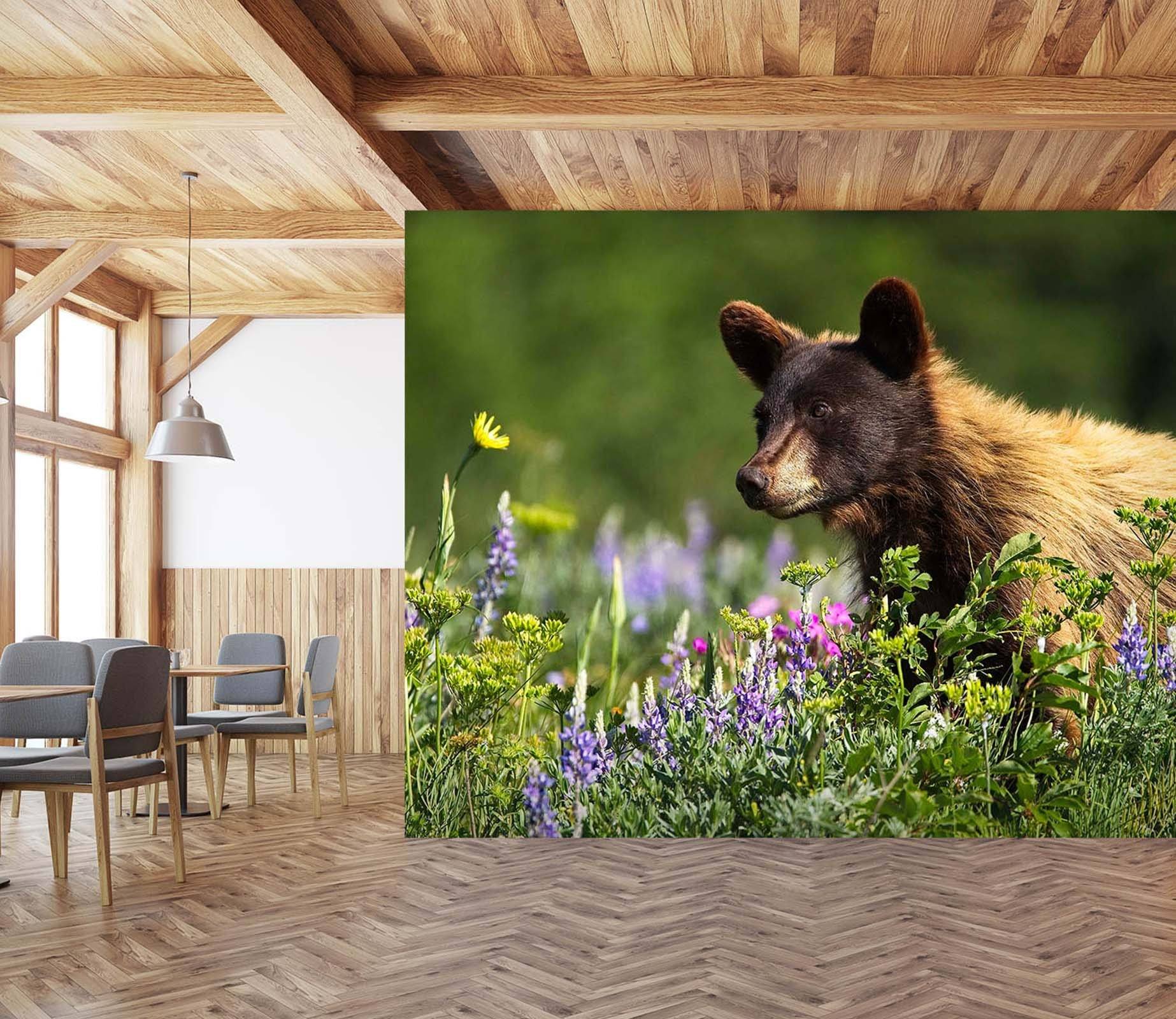 3D Bear Cub 103 Kathy Barefield Wall Mural Wall Murals Wallpaper AJ Wallpaper 2 