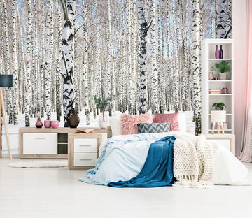 3D White Snow Tree 1112 Wall Murals