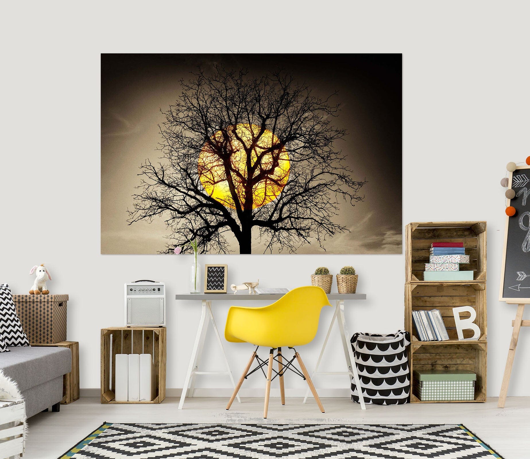 3D Dead Tree 205 Marco Carmassi Wall Sticker Wallpaper AJ Wallpaper 2 