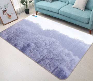 3D Winter Forest 6757 Assaf Frank Rug Non Slip Rug Mat