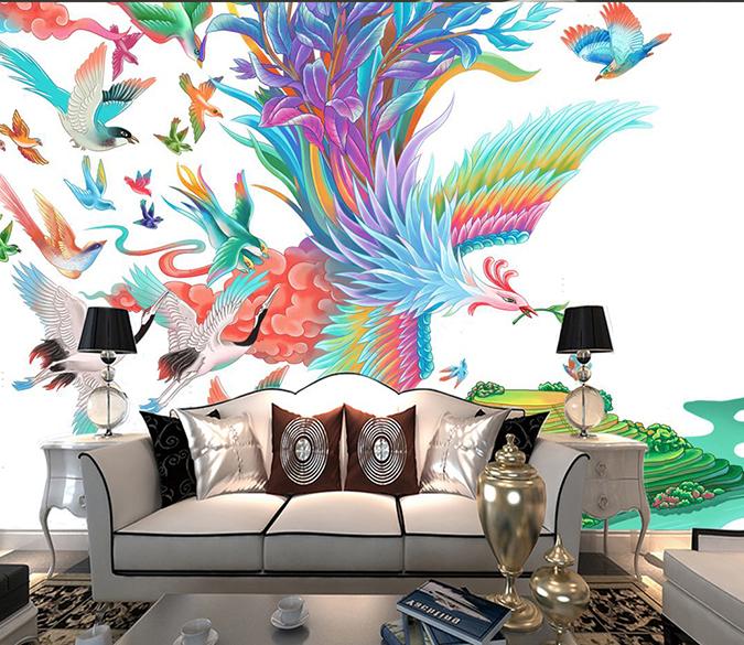 3D Bird 176 Wall Murals Wallpaper AJ Wallpaper 2 