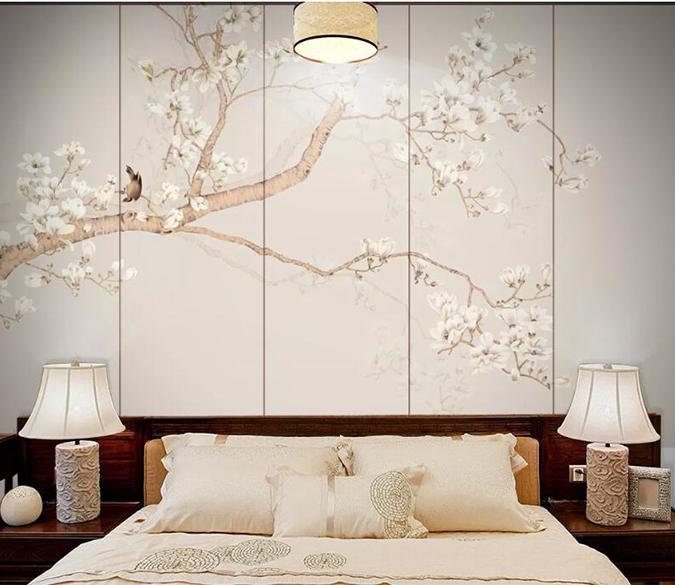 3D Birds And Flowers 873 Wall Murals Wallpaper AJ Wallpaper 2 