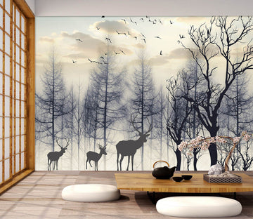 3D Woods Deer 529 Wallpaper AJ Wallpaper 2 