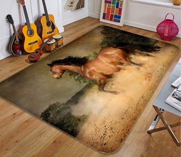 3D Run Horse 82134 Animal Non Slip Rug Mat