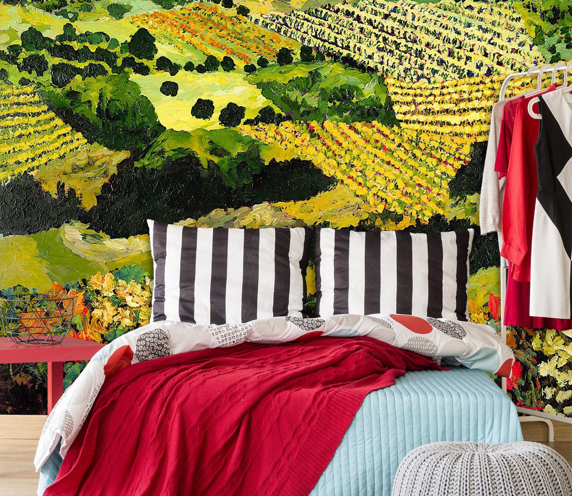 3D Autumn Valley 134 Allan P. Friedlander Wall Mural Wall Murals