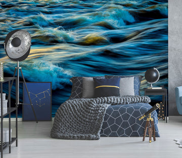 3D Sea Wave 2036 Wall Murals