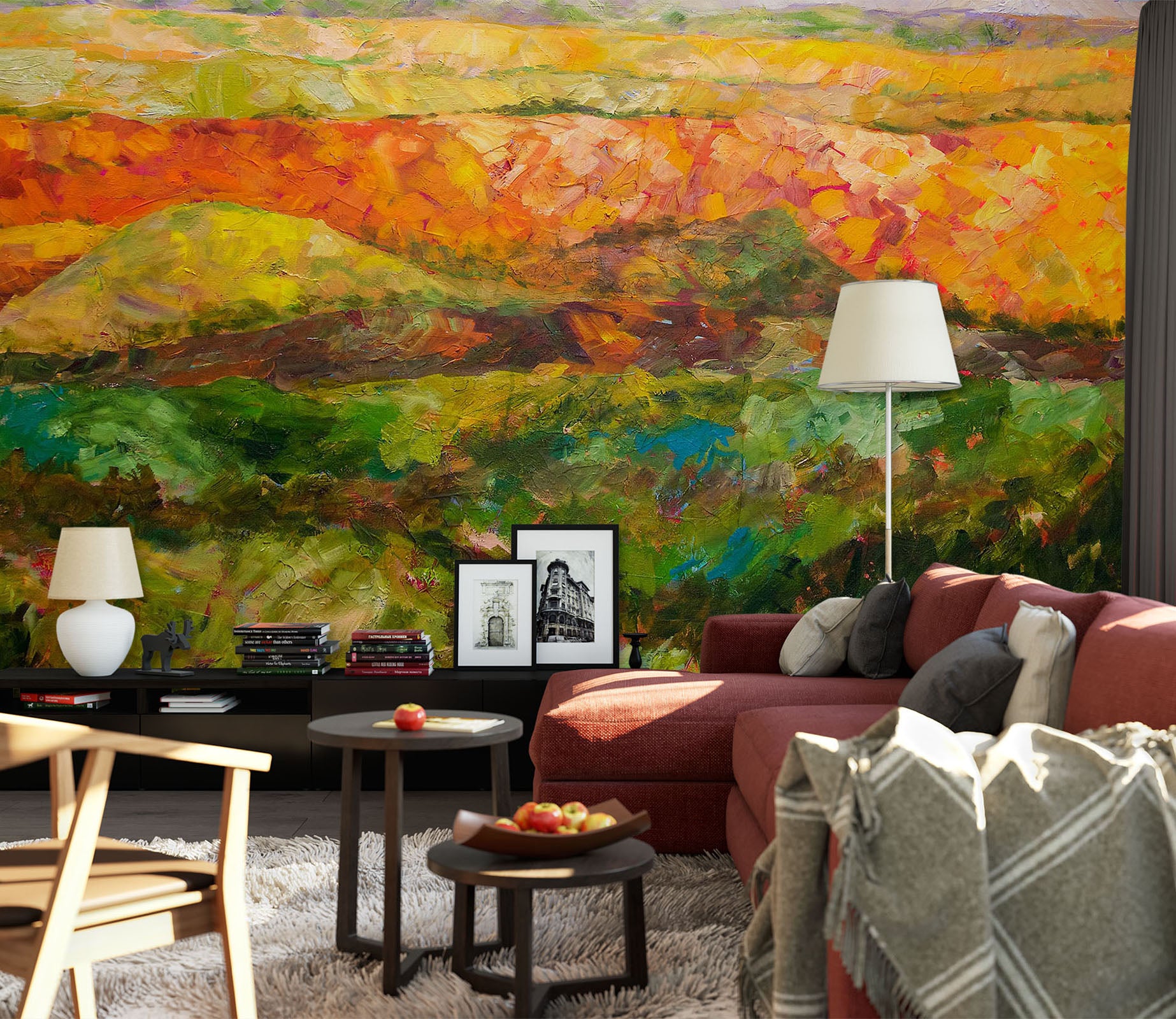 3D Canyon Ridge 238 Allan P. Friedlander Wall Mural Wall Murals