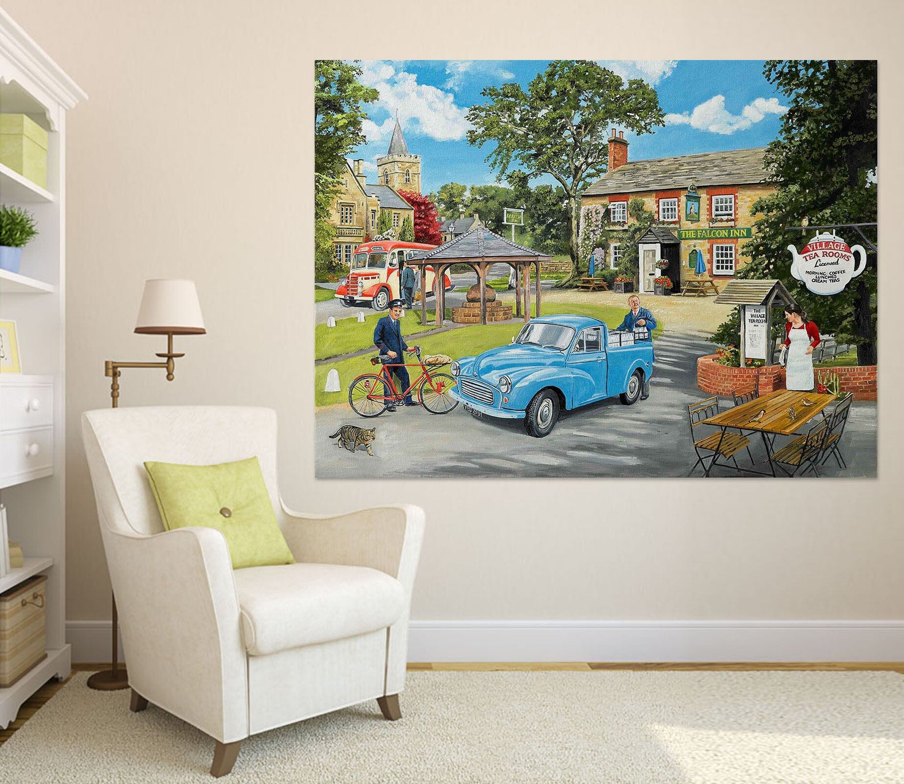 3D The Village Tearooms 086 Trevor Mitchell Wall Sticker Wallpaper AJ Wallpaper 2 