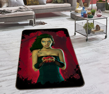 3D Blood Roses 1012 Vincent Hie Rug Non Slip Rug Mat Mat AJ Creativity Home 