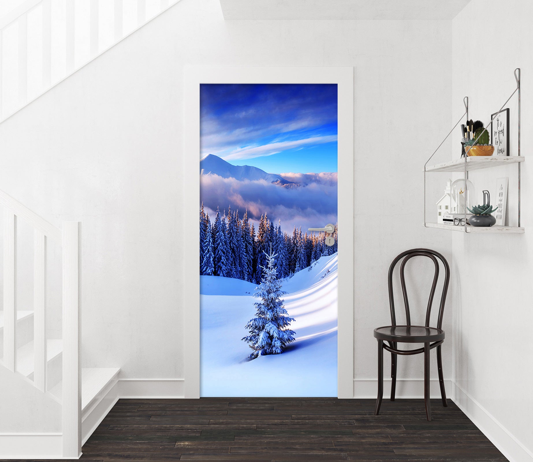 3D Snowfield 23114 Door Mural