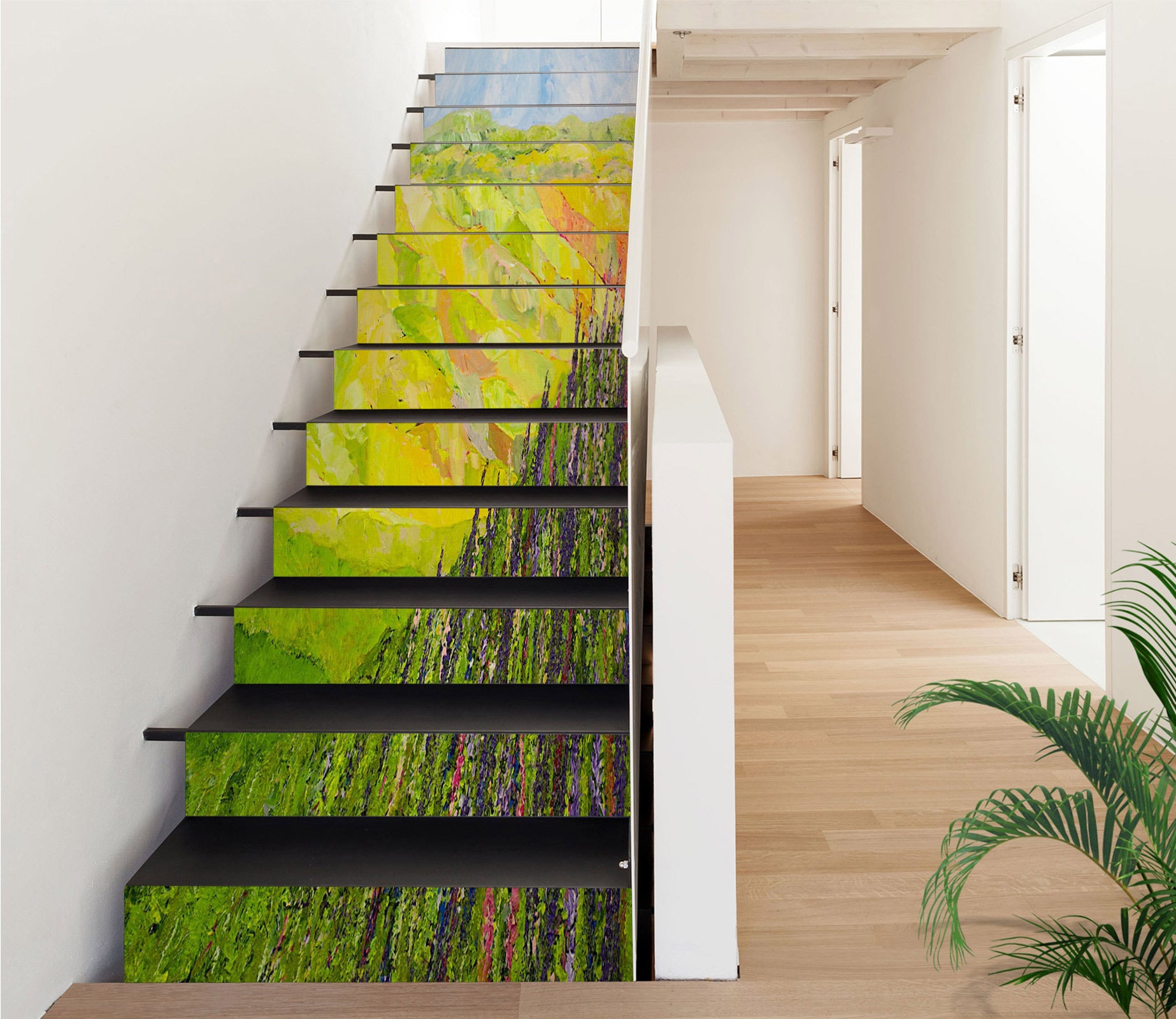 3D Hillside Green Field 89191 Allan P. Friedlander Stair Risers