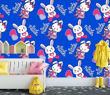 3D Rabbit 58022 Wall Murals