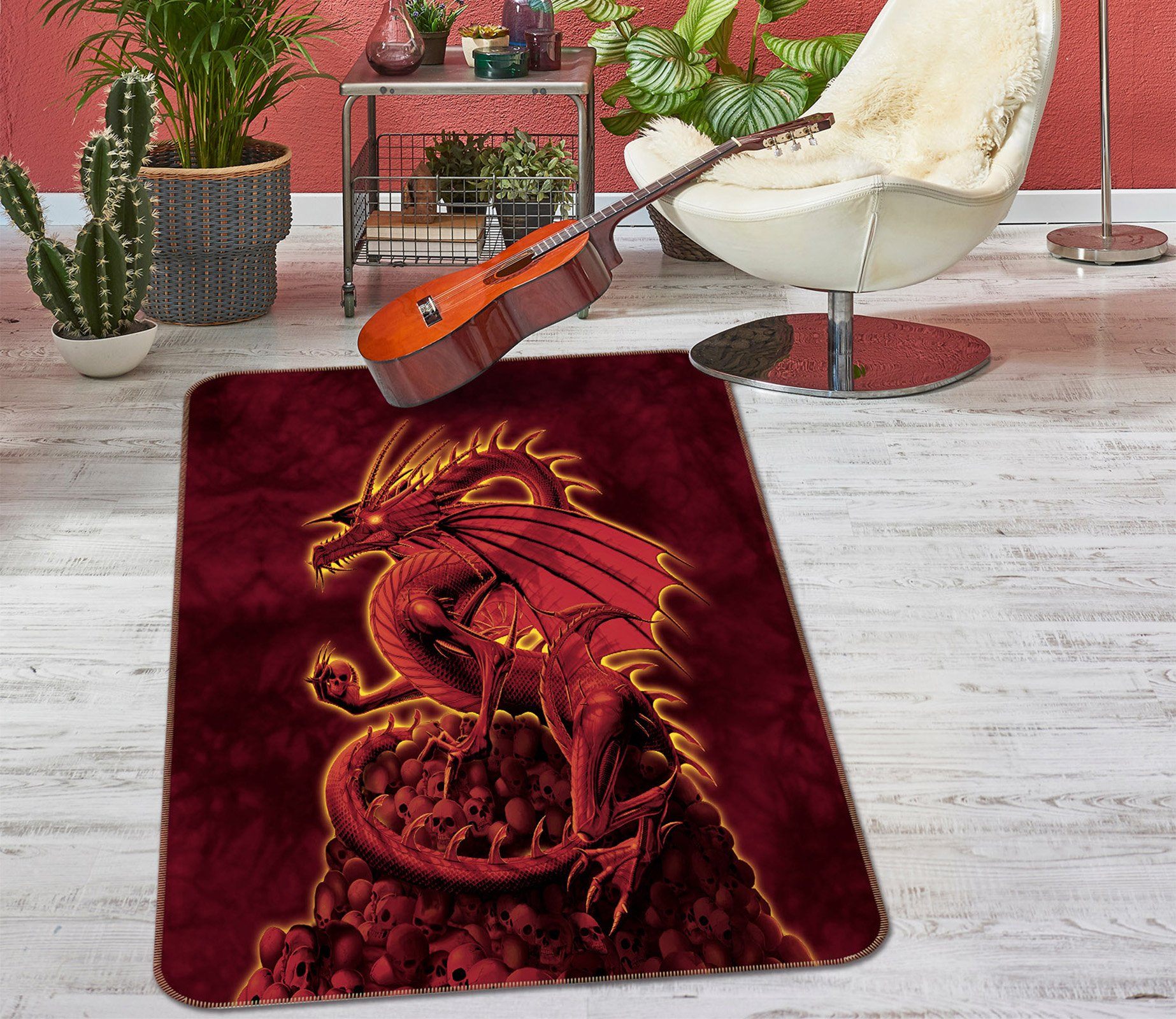 3D Abolisher Red Version 1005 Vincent Hie Rug Non Slip Rug Mat Mat AJ Creativity Home 