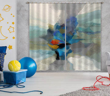 3D Color Ink 044 Michael Tienhaara Curtain Curtains Drapes Curtains AJ Creativity Home 