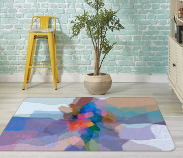 3D Color Pattern 104 Michael Tienhaara Rug Non Slip Rug Mat