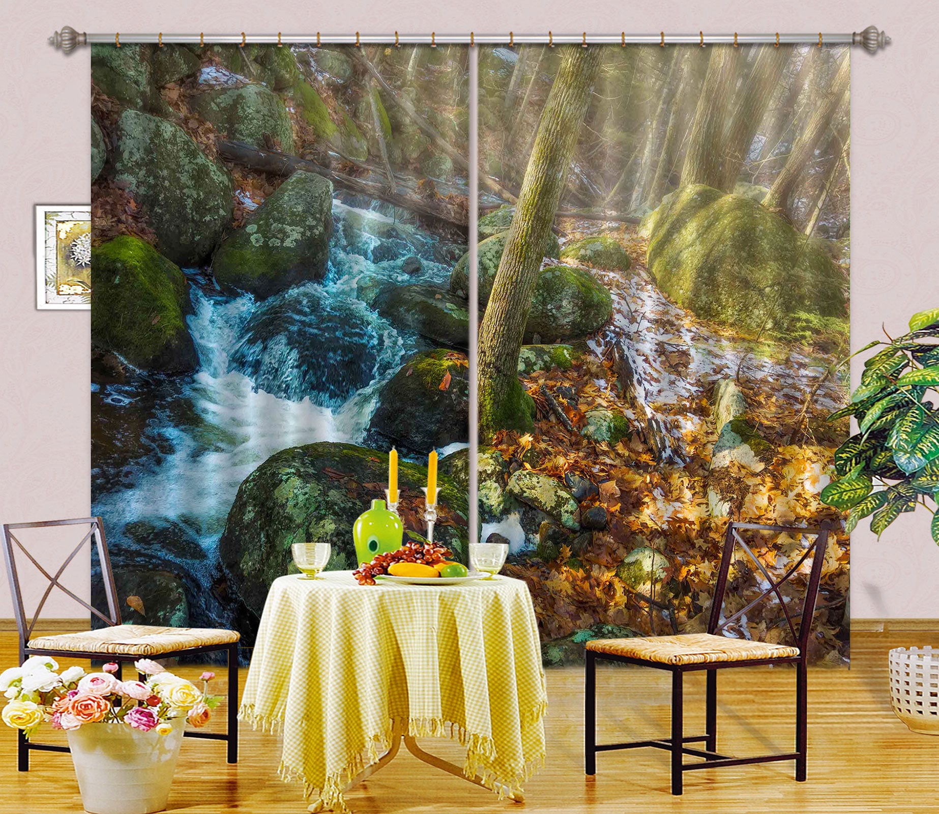 3D Forever Autum 008 Jerry LoFaro Curtain Curtains Drapes