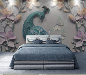 3D Peacock 64 Wall Murals Wallpaper AJ Wallpaper 2 