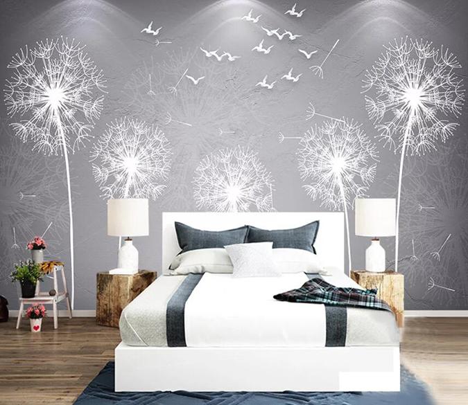 3D Dandelion 1264 Wall Murals Wallpaper AJ Wallpaper 2 