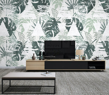 3D Pattern Leaves WG040 Wall Murals