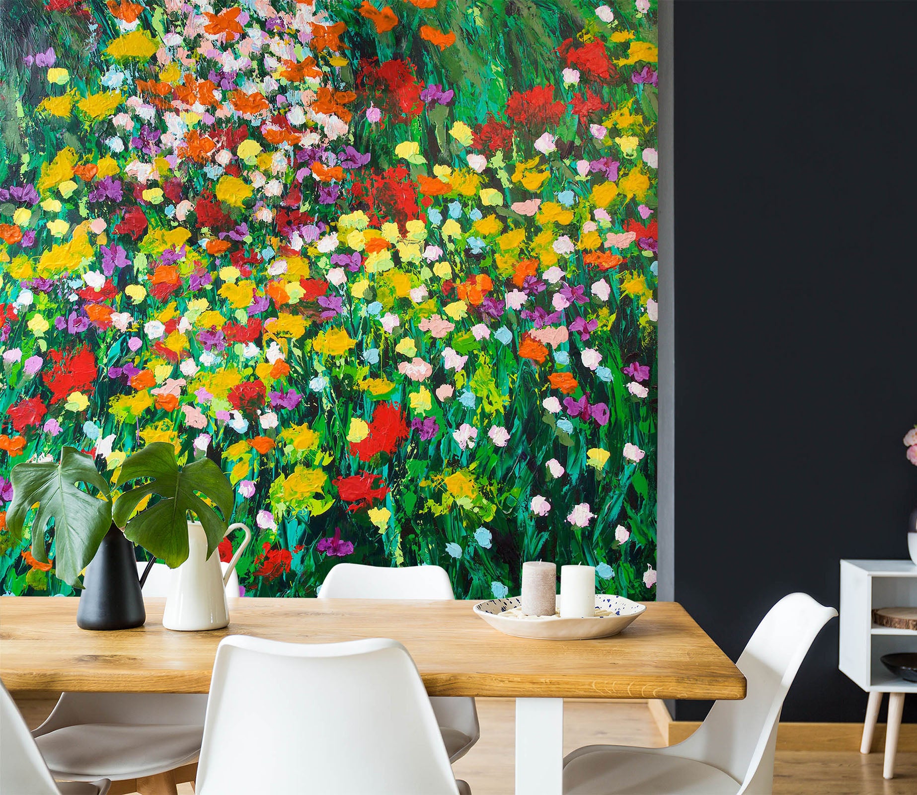 3D Wildflowers Bloom 102 Allan P. Friedlander Wall Mural Wall Murals