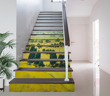 3D Yellow Field Trees 89138 Allan P. Friedlander Stair Risers