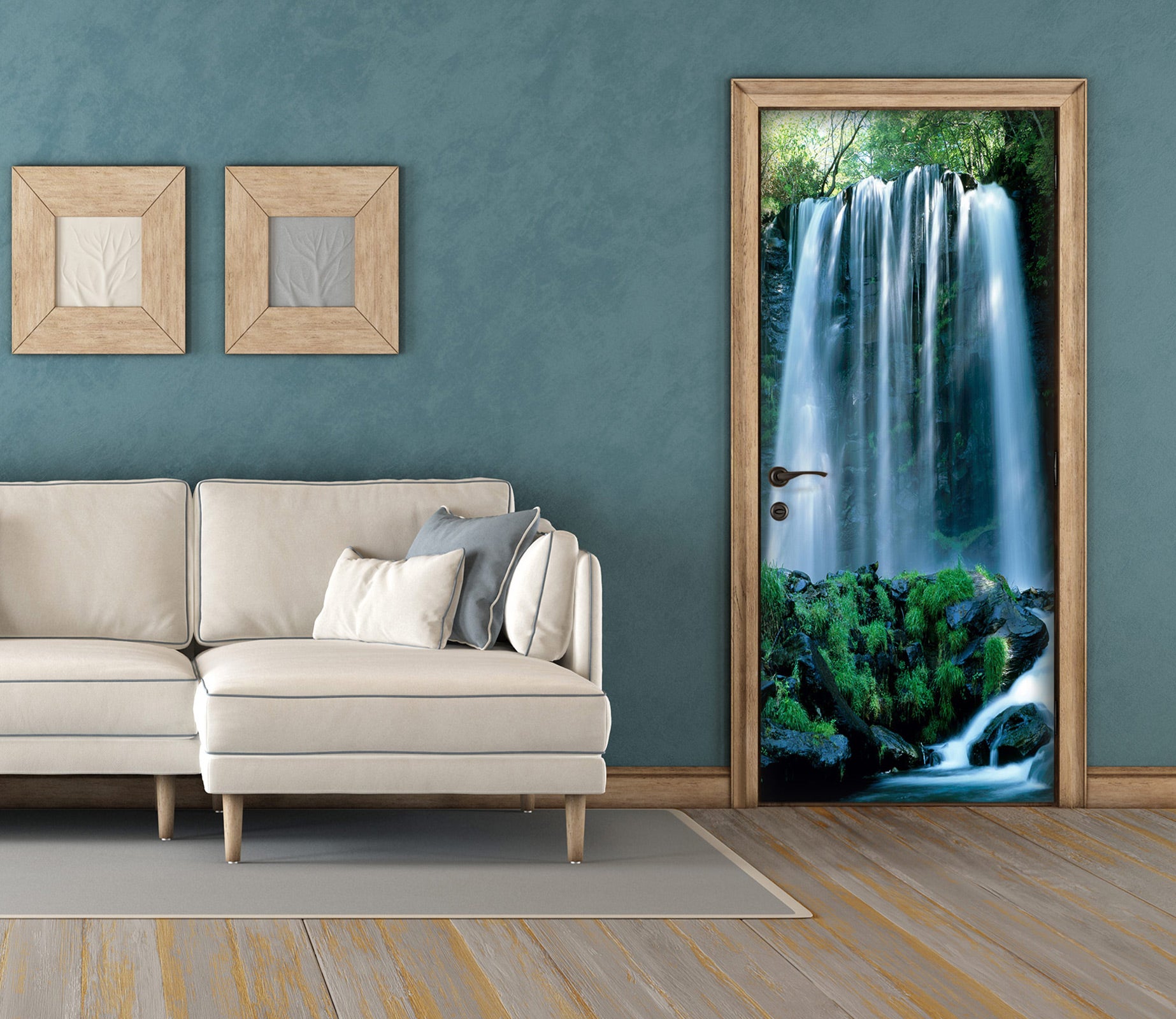 3D Waterfall 23087 Door Mural