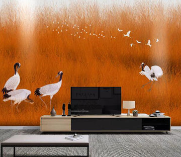 3D Crane Dove WC1797 Wall Murals