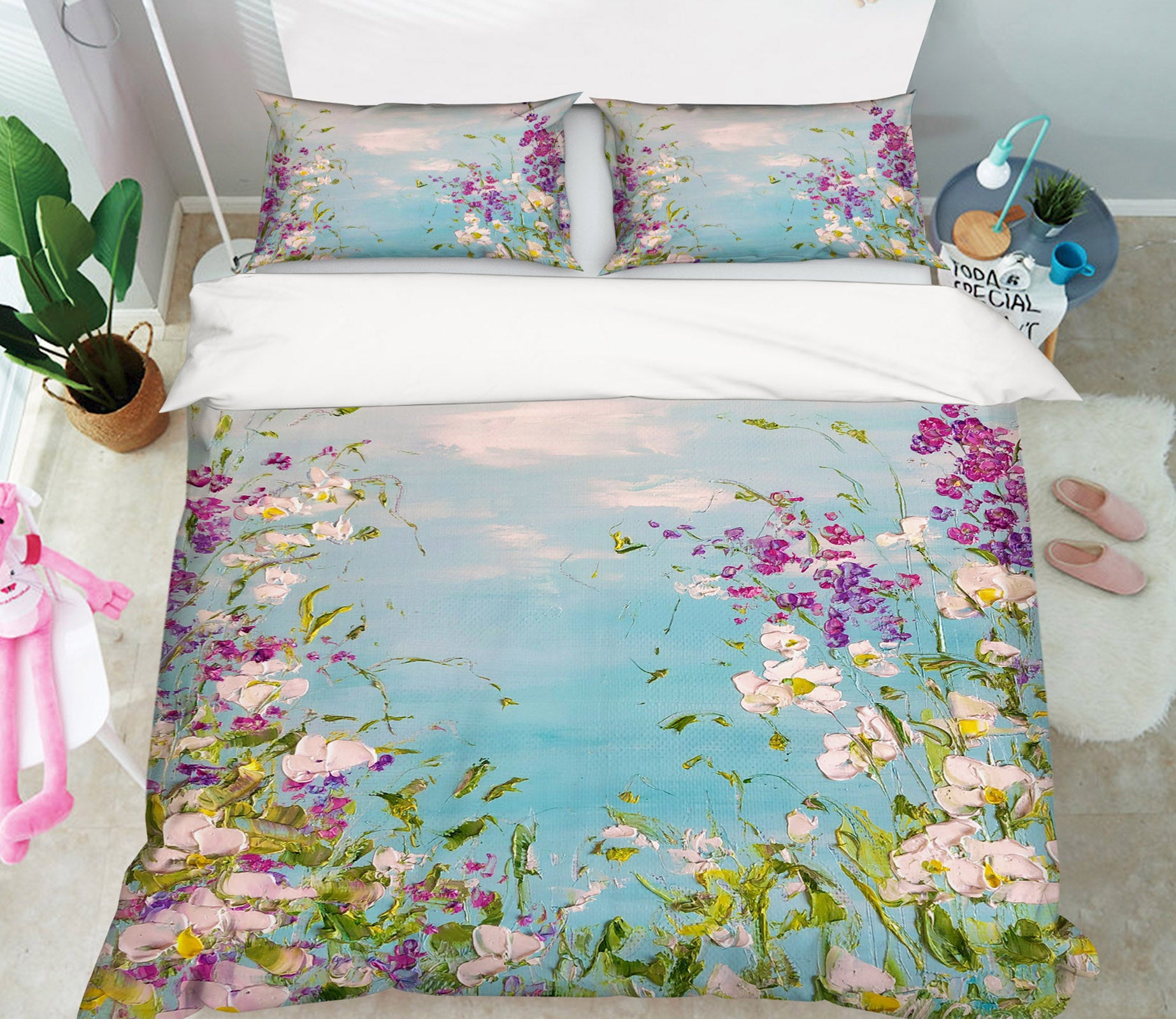 3D Paint Flower Sky 538 Skromova Marina Bedding Bed Pillowcases Quilt