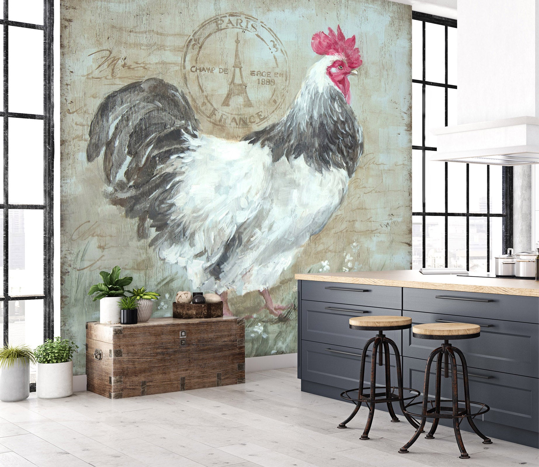 3D Chick 3111 Debi Coules Wall Mural Wall Murals