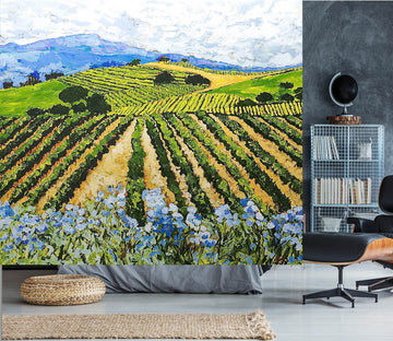 3D Field Flowers 115 Allan P. Friedlander Wall Mural Wall Murals