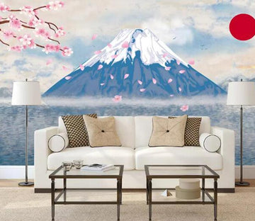 3D Mountain Flower 1327 Wall Murals Wallpaper AJ Wallpaper 2 