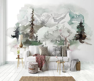 3D Forest 266 Wall Murals Wallpaper AJ Wallpaper 2 