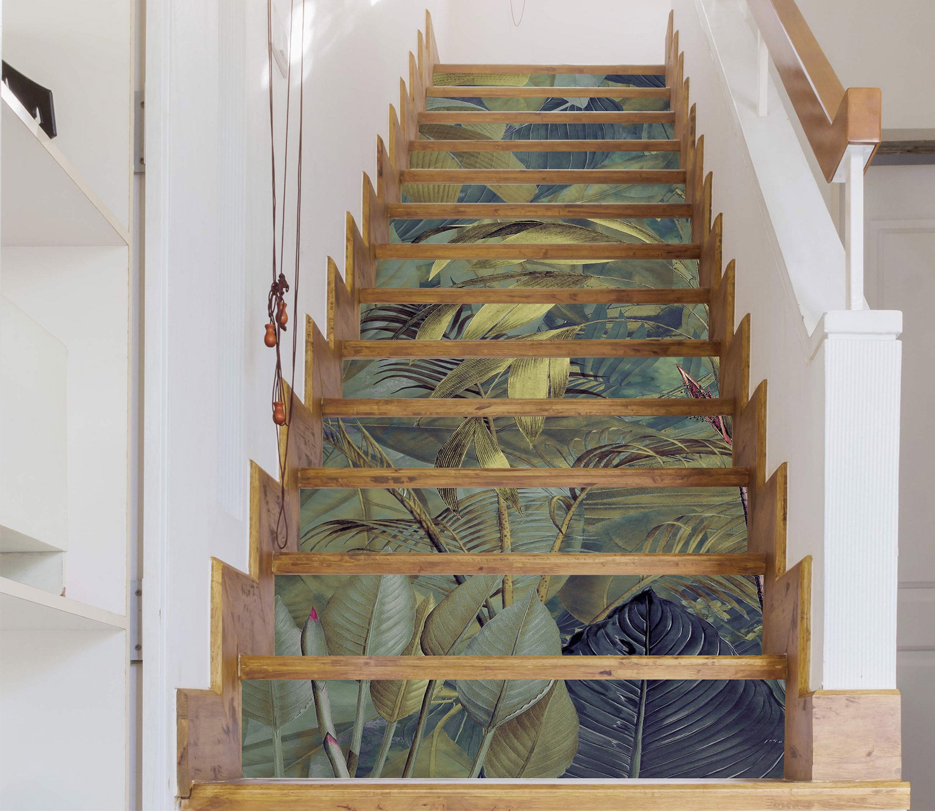 3D Grove Leaves 10483 Andrea Haase Stair Risers