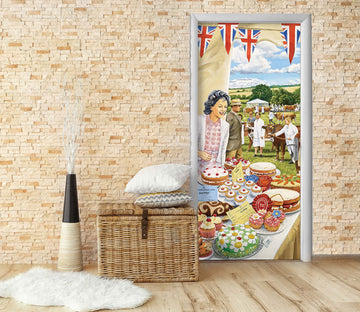 3D Dessert Lawn 10320 Trevor Mitchell Door Mural